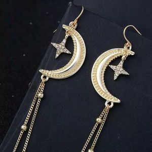 Betsey Johnson Jewelry - Betsey Johnson 🌙 moon & star⭐️ drop earrings Betsey Johnson Jewelry - Betsey Johnson 🌙 moon & star⭐️ drop earrings